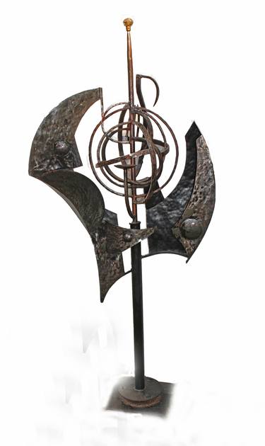 Original Abstract Expressionism Abstract Sculpture by Frantisek Toman