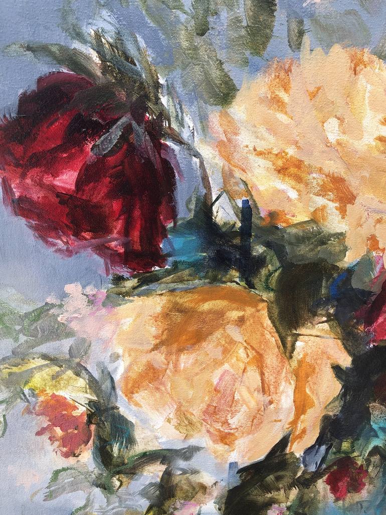 Original Expressionism Floral Painting by Heidi Shedlock