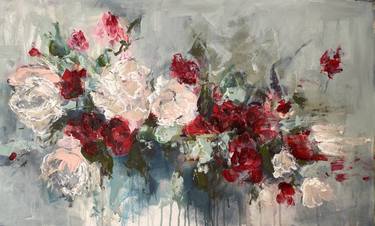 Original Abstract Expressionism Floral Paintings by Heidi Shedlock