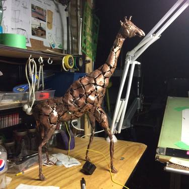 Original Pop Art Animal Sculpture by Robert Weir