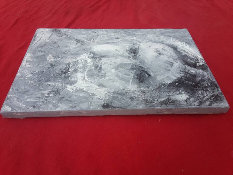 Original Abstract Men Painting by Amalia Wulan