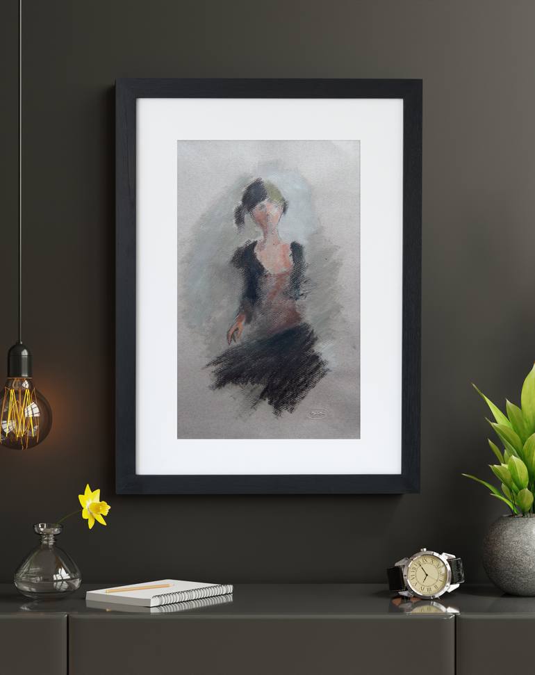 Original Figurative People Drawing by Mato Jurkovic
