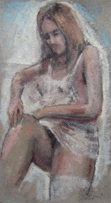 Original Impressionism Nude Paintings by Mato Jurkovic