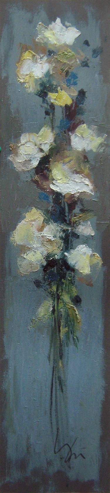 Original Impressionism Floral Paintings by Mato Jurkovic