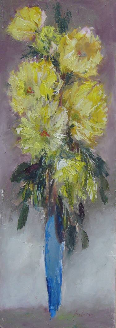 Original Impressionism Floral Paintings by Mato Jurkovic