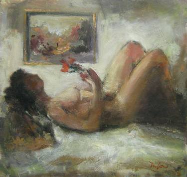 Original Impressionism Nude Paintings by Mato Jurkovic