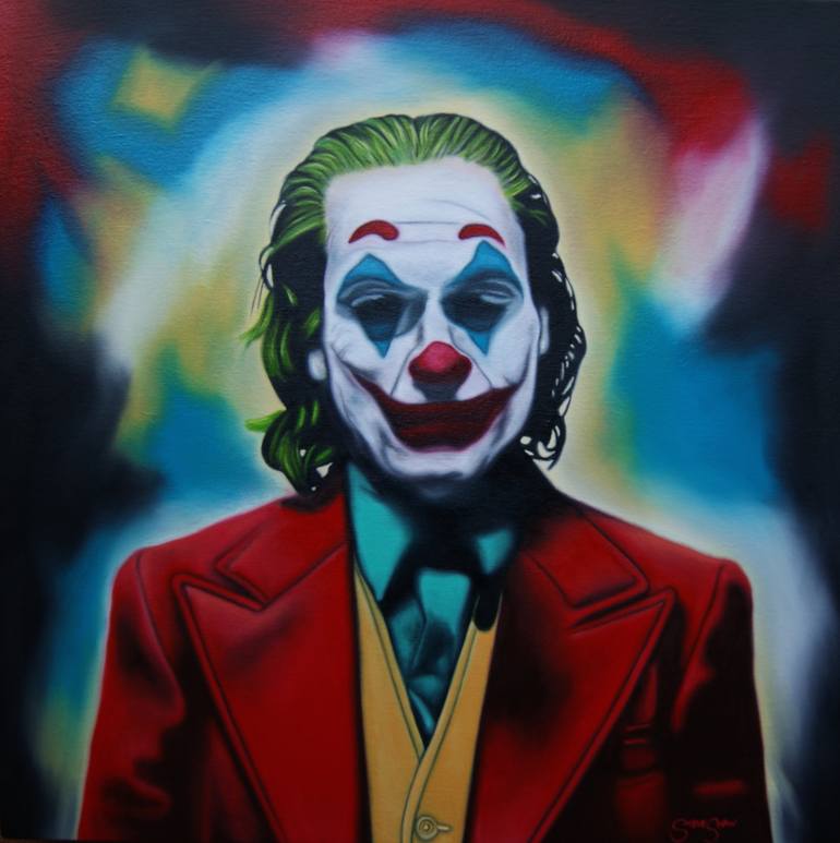 Joker Painting by Steven Shaw | Saatchi Art