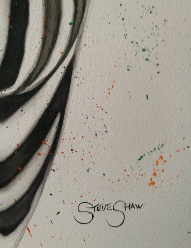 Original Impressionism Animal Painting by Steven Shaw