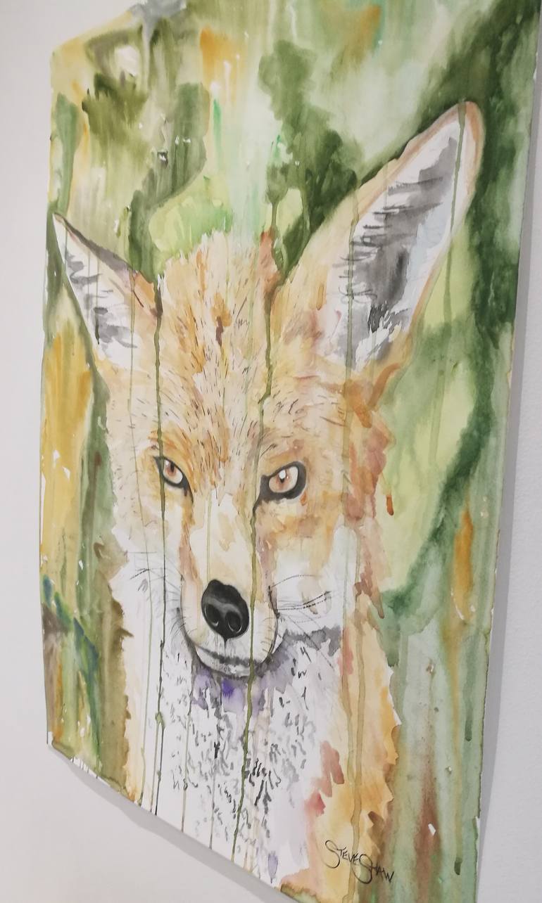 Original Expressionism Animal Painting by Steven Shaw