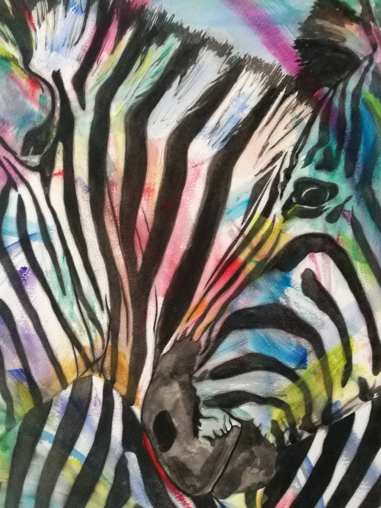 Original Expressionism Animal Painting by Steven Shaw