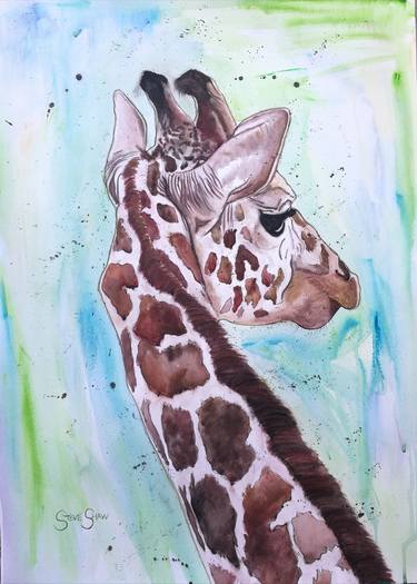Original Animal Painting by Steven Shaw