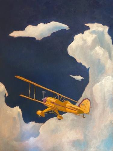 Yellow Biplane thumb