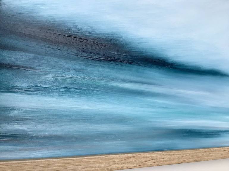 Original Abstract Expressionism Seascape Painting by Simone Melville