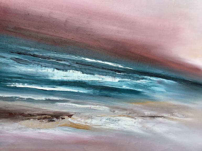 Original Expressionism Seascape Painting by Simone Melville