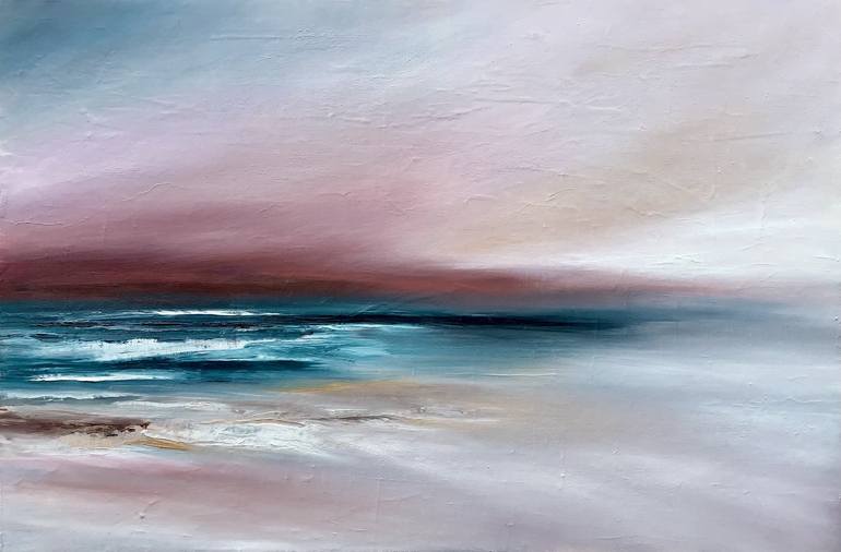 Original Expressionism Seascape Painting by Simone Melville