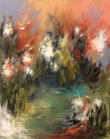 Original Abstract Landscape Paintings by Stephanie Garber