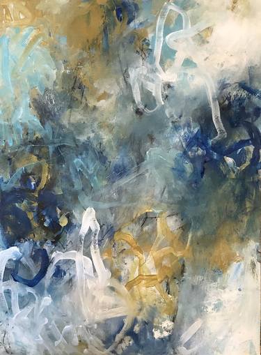 Original Abstract Expressionism Abstract Paintings by Stephanie Garber