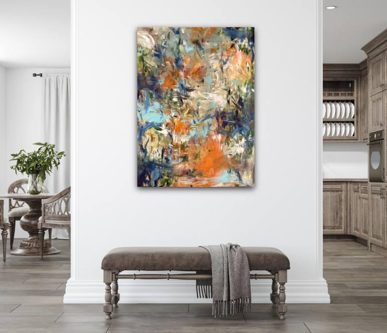 Original Abstract Expressionism Abstract Painting by Stephanie Garber