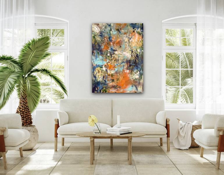 Original Abstract Expressionism Abstract Painting by Stephanie Garber