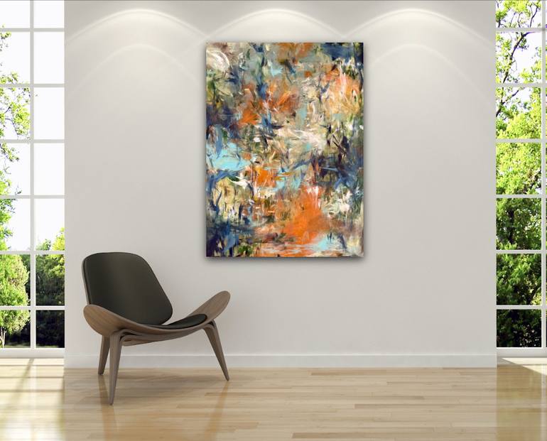 Original Abstract Expressionism Abstract Painting by Stephanie Garber