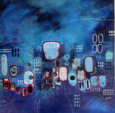 Original Abstract Mixed Media by Sumedha Randev Goel