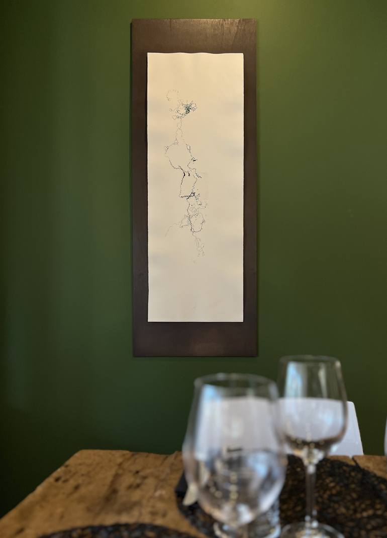Original Abstract Expressionism Abstract Printmaking by Andrea Dalla Costa