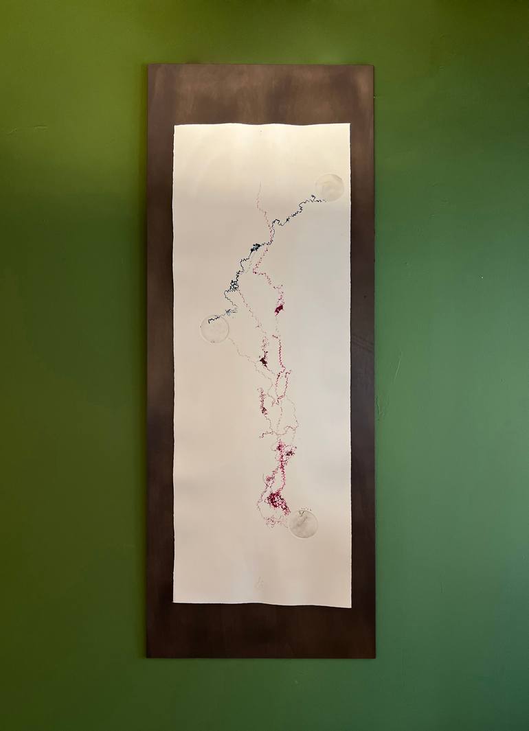 Original Abstract Expressionism Abstract Printmaking by Andrea Dalla Costa