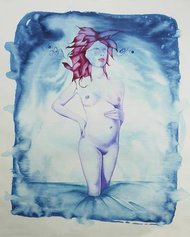 Original Figurative Nude Paintings by Andrea Dalla Costa