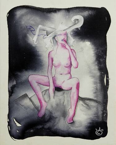 Print of Figurative Nude Paintings by Andrea Dalla Costa
