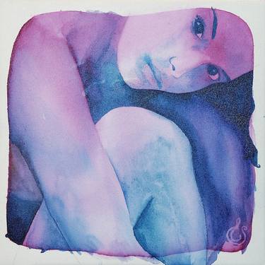 Print of Figurative Women Paintings by Andrea Dalla Costa