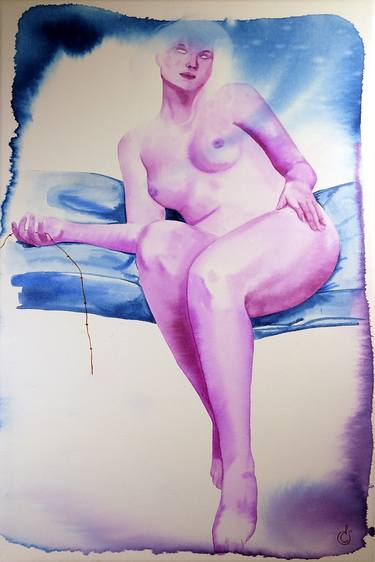 Print of Portraiture Nude Paintings by Andrea Dalla Costa