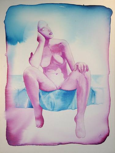 Print of Nude Paintings by Andrea Dalla Costa