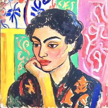 Original Classicism Women Paintings by Memo Kattis