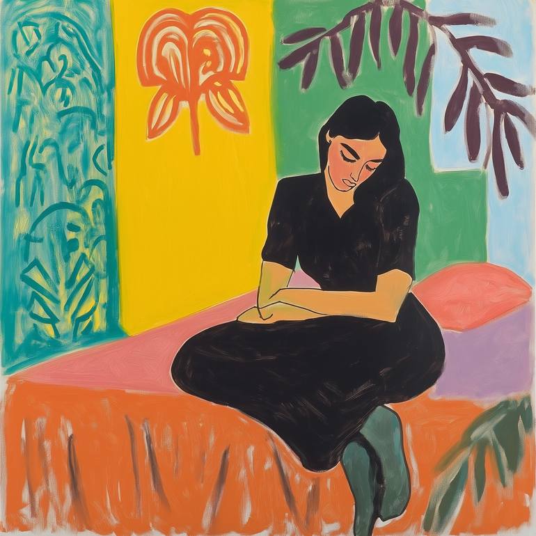 Print of Classicism Women Paintings by Memo Kattis