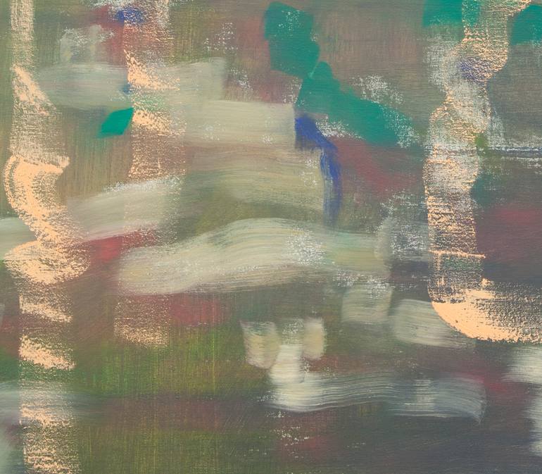 Original Abstract Expressionism Abstract Painting by Alexander Heikel