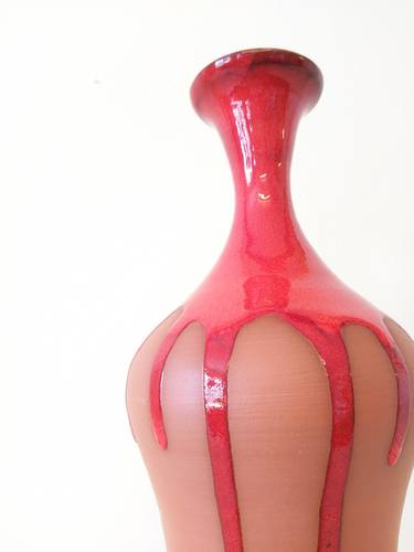 Upright Bud Vase. Unique work. thumb