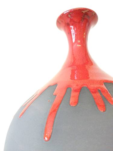 Upright Medium Vase. Unique Work. thumb