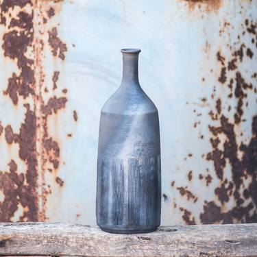 Bottle vase #1. No glazes just fumes. thumb