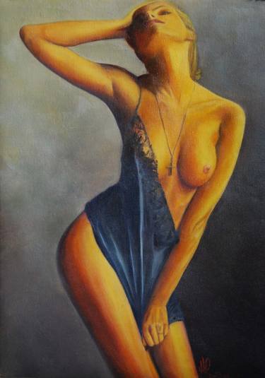 Original Realism Nude Paintings by Julija Zelezova
