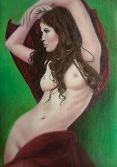 Original Figurative Nude Paintings by Julija Zelezova