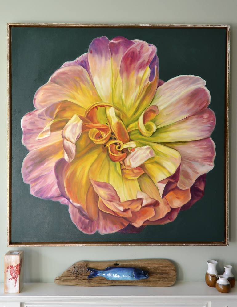 Original Realism Floral Painting by Alex Ebdon