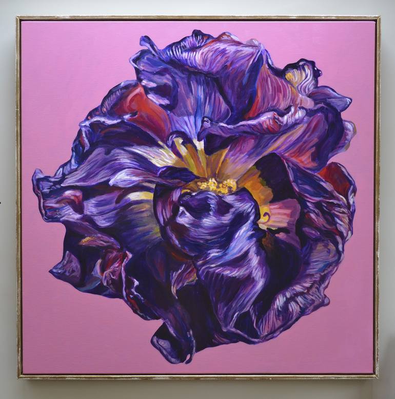 Original Figurative Floral Painting by Alex Ebdon