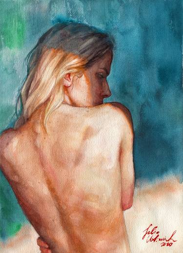 Print of Nude Paintings by Julia Ustinovich