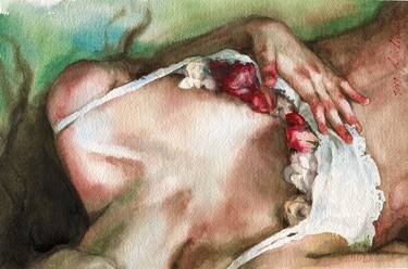 Print of Erotic Paintings by Julia Ustinovich