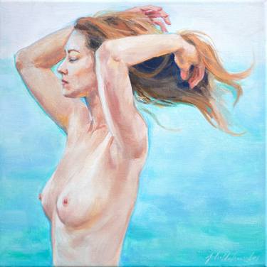 Print of Figurative Nude Paintings by Julia Ustinovich