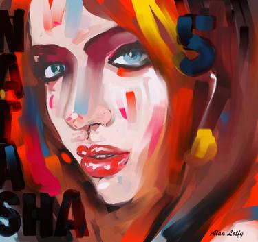 Print of Pop Art Portrait Paintings by alaa lotfy