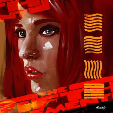 Print of Pop Art Portrait Paintings by alaa lotfy