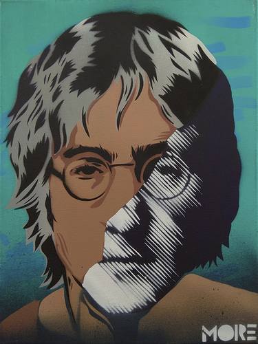 John Lennon Stencil thumb