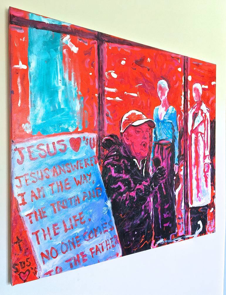 Original Religion Painting by Simon Hopkinson