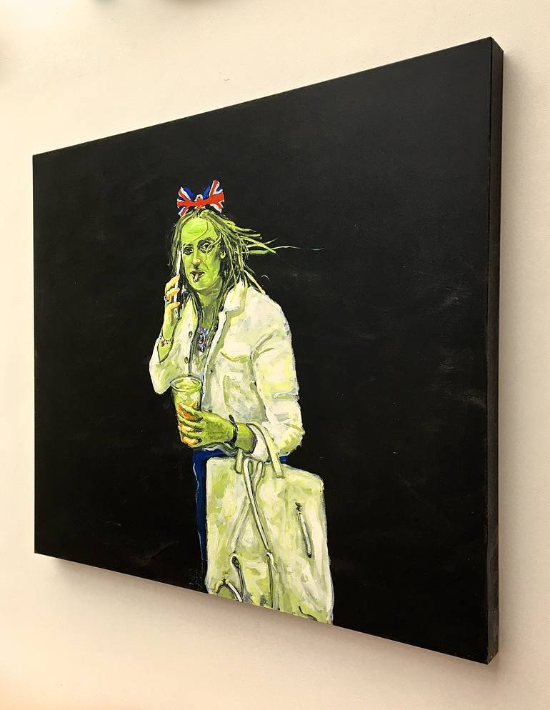 Original Realism Politics Painting by Simon Hopkinson